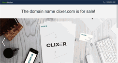 Desktop Screenshot of clixer.com